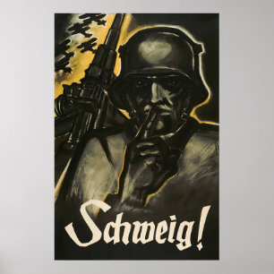 Poster Cartaz de Propaganda Imperial Alemã da Primeira Gu