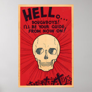 Poster Cartaz de Propaganda Japonesa da Segunda Guerra Mu