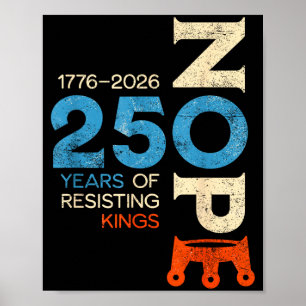 Poster Cartaz de Protesto da Marcha Sem Reis de 2026
