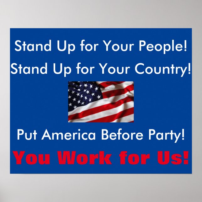 Poster Cartaz de protesto na Câmara Municipal (Frente)