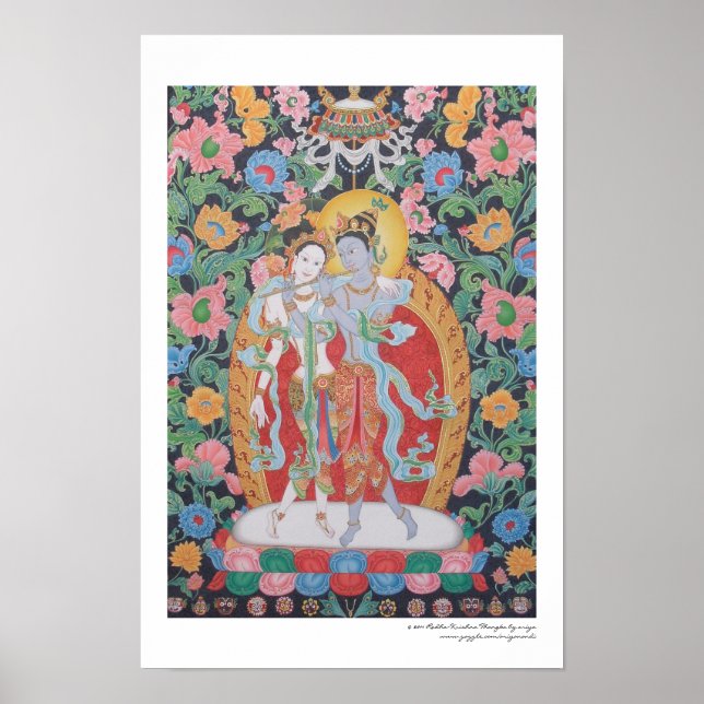 Póster Cartaz de Radha-Krishna (Frente)
