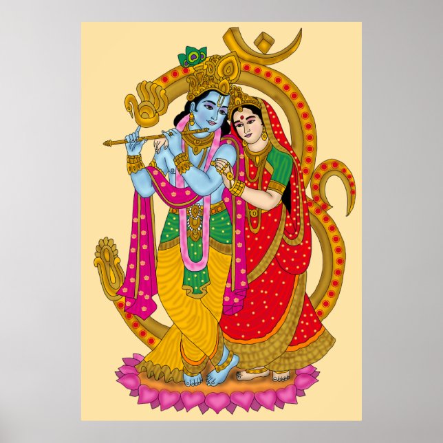 Poster Cartaz de Radha Krishna (Frente)