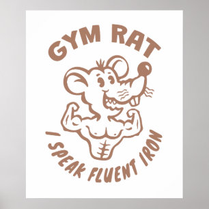 Poster Cartaz de Ratos de Academia. Arte de Parede de Tre