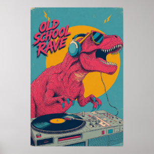 Poster Cartaz de Rave Old School