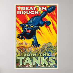 Poster Cartaz de Recrutamento da Primeira Guerra Mundial 