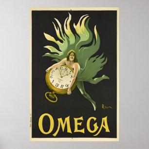 Poster Cartaz de Relógio Omega - Cartaz de Cappiello