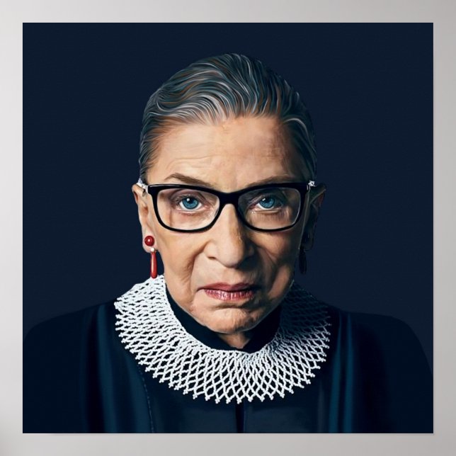 Poster Cartaz de Ruth Bader Ginsburg (Frente)