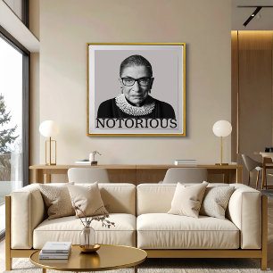 Poster Cartaz de Ruth Bader Ginsburg
