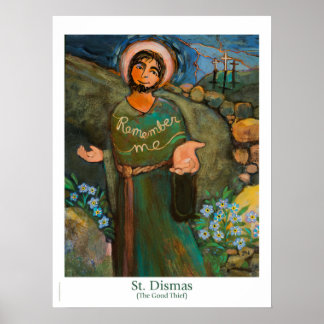 Poster Cartaz de Sala de Aula de S. Dismas (o Bom Ladrão)