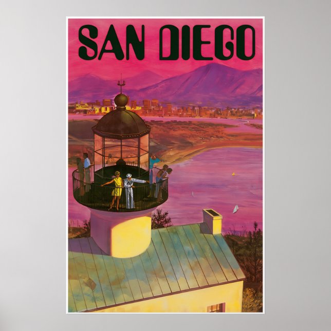 Poster Cartaz de San Diego (Frente)