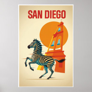Poster Cartaz de San Diego