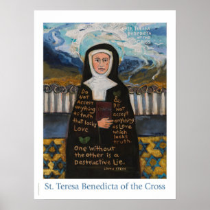 Poster Cartaz de Santa Teresa Benedita da Cruz