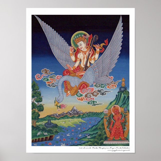 Póster Cartaz de Sarasvati (Frente)