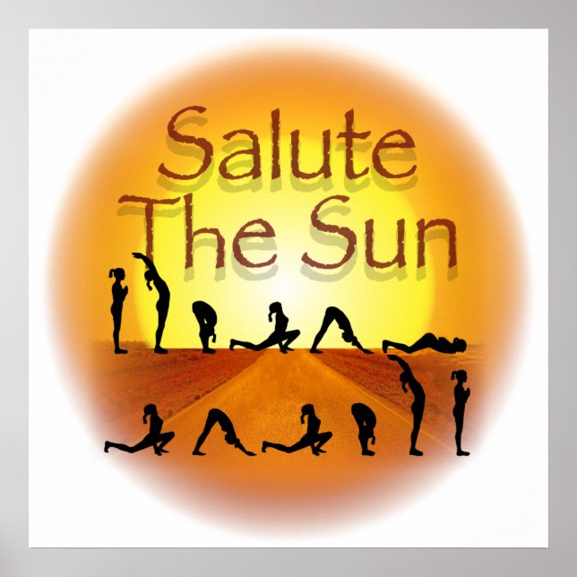 Poster Cartaz de Saudação ao Sol (Frente)