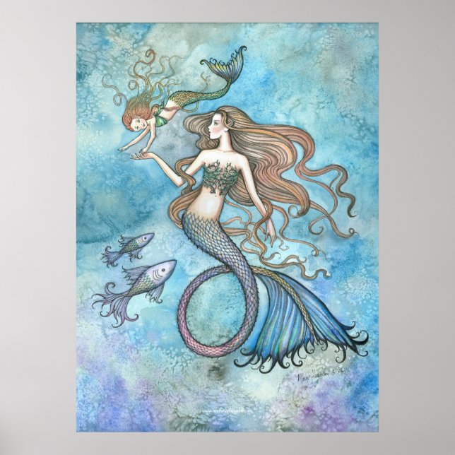 Póster Cartaz de Sereia da Santidade da Maternidade (Frente)