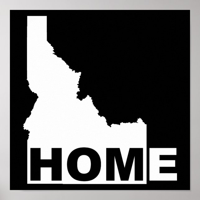 Póster Cartaz de Sinal de Idaho Longe de Casa (Frente)