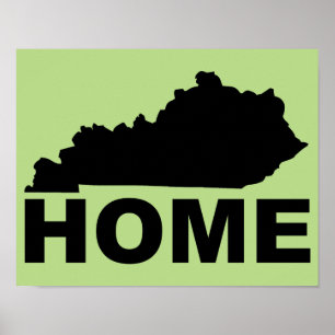 Póster Cartaz de Sinal de Kentucky Longe do Estado de Ori