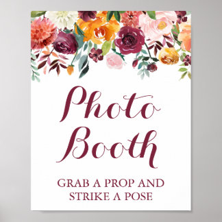 Poster Cartaz de Sinalização de Cabine de Fotos de Casame
