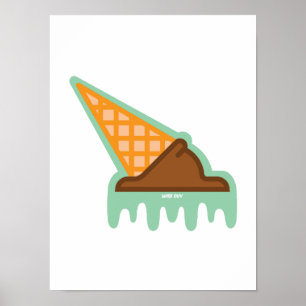 Poster Cartaz de Situação Pegajosa