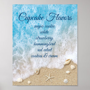 Poster Cartaz de Sobremesa Barra de Ondas da Praia Azul