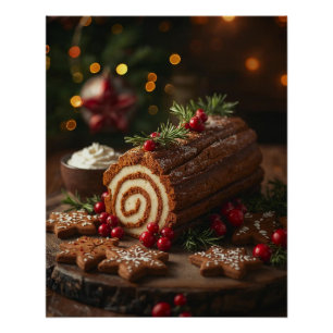 Póster Cartaz de sobremesa do dia de Natal