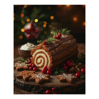 Póster Cartaz de sobremesa do dia de Natal