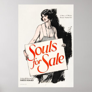 Poster cartaz de Souls for Sale (1923)