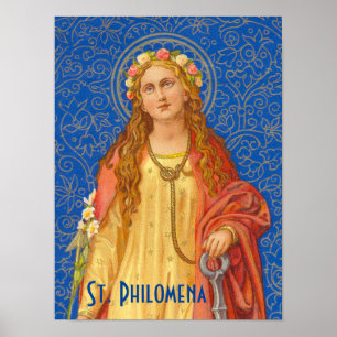 Poster Cartaz de Sta. Filomena com Âncora (SNV 051)