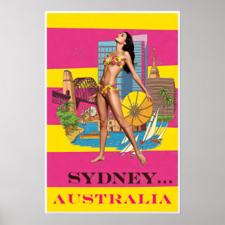 Poster cartaz de Sydney, Austrália