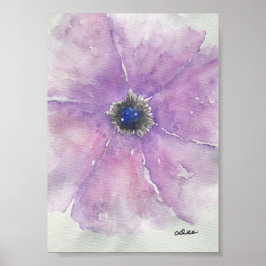 Poster Cartaz de Tela Purple Passion (5x7)