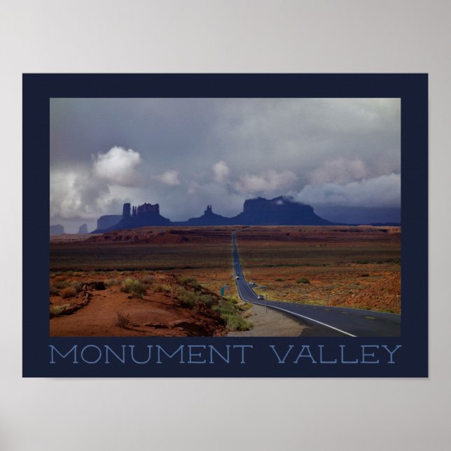 Poster Cartaz de Tempestade Temperamental Acima de Monume (Frente)