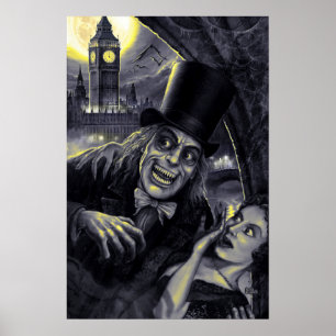 Poster Cartaz de Terror Vintage de London After Midnight