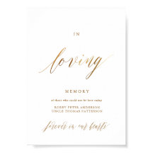 Cartaz de tipografia de script elegante dourado