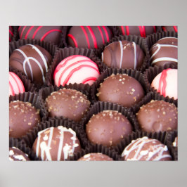 Póster Cartaz de Trufa de Chocolate