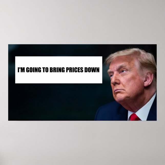 Poster Cartaz de Trump (Frente)