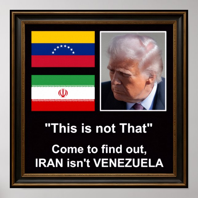 Poster Cartaz de Trump (Frente)