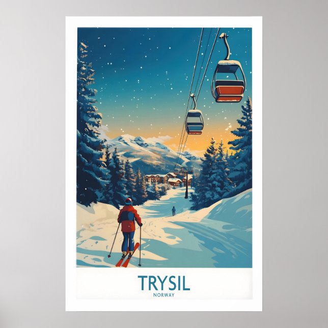 Poster Cartaz de Trysil Noruega 1 (Frente)