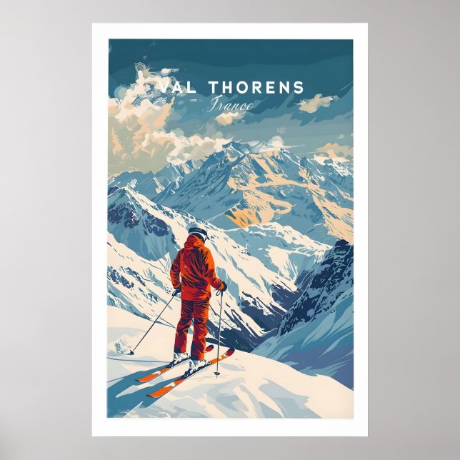 Poster Cartaz de Val Thorens 1 (Frente)