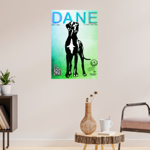 Poster Cartaz de Venda de Filhote de Great Dane