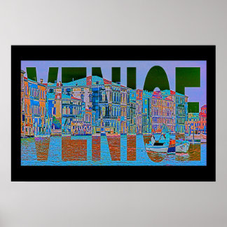 Poster cartaz de veneza itália