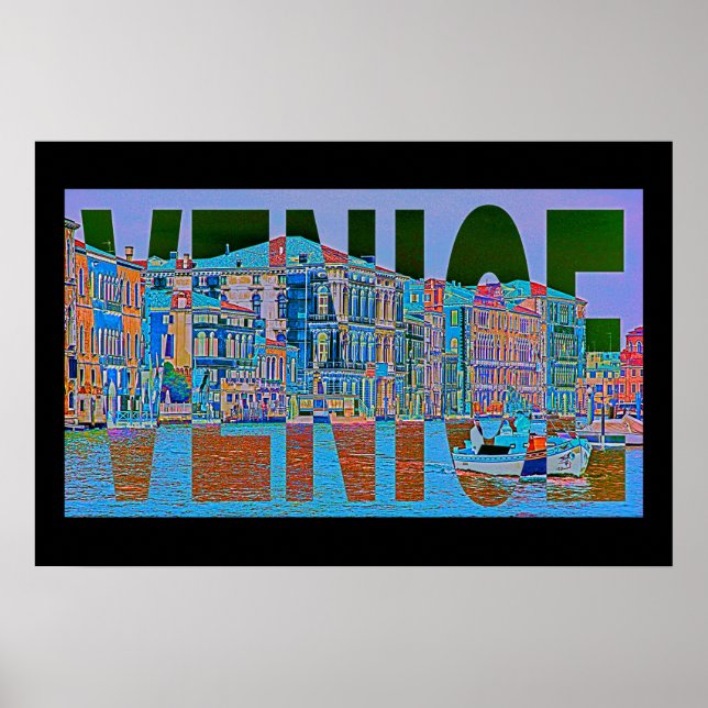 Poster cartaz de veneza itália (Frente)