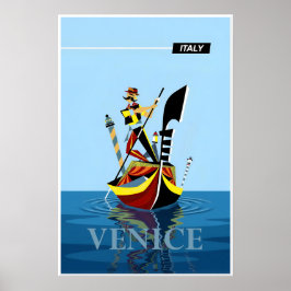 Poster cartaz de Veneza, Itália