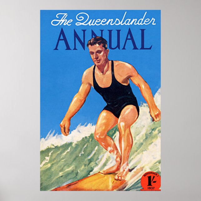 Poster Cartaz de viagem Art Deco AU 3 (Frente)