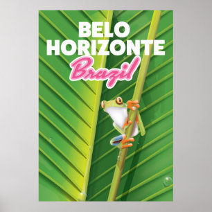 Poster cartaz de viagem Belo Horizonte, Brasil