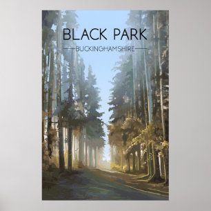 Poster Cartaz de Viagem Black Park Buckinghamshire
