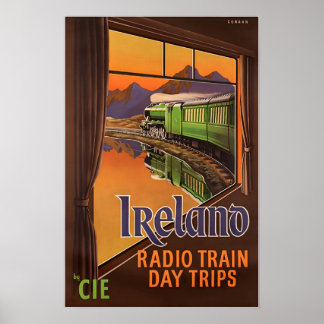 Poster Cartaz de Viagem CIE Arte Irlandesa Impressa Irlan