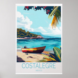 Poster Cartaz de Viagem Costalegre