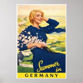 Poster cartaz de viagem da Alemanha