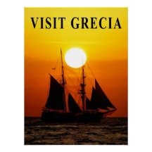 Cartaz de Viagem da Grécia