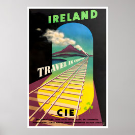 Poster Cartaz de Viagem da Irlanda Arte Irlandesa Impress